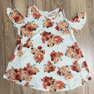 Reb & j cold shoulder top